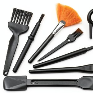 Hodyludy Antistatic Lab Brushes Plastic Handle Black-0