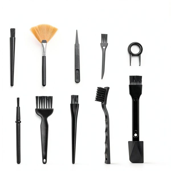 Hodyludy Antistatic Lab Brushes Plastic Handle Black-6