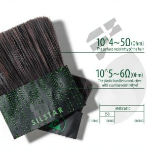 SILSTAR Anti Static Brush Conductive Nylon Lab Cleaning Tool-0