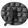 Antistatic Lab Brush uxcell Black PVC Handle Durable Nylon-4