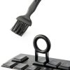 Hodyludy Antistatic Lab Brushes Plastic Handle Black-5