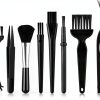Abeillo Antistatic Lab Brushes Nylon Bristles Black Set-0