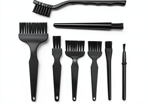 COHK Antistatic Lab Brushes Black Reusable ESD Cleaning-0