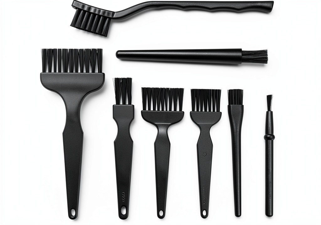 COHK Antistatic Lab Brushes set displayed on a workbench