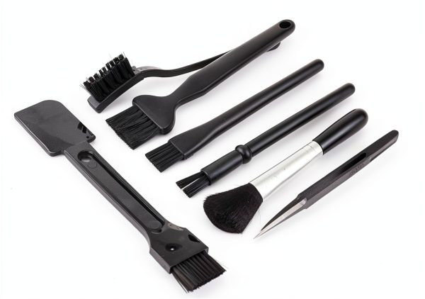 Omixe Antistatic Lab Brushes Nylon Lightweight Cleaning Kit-2