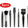 Abeillo Antistatic Lab Brushes Nylon Bristles Black Set-1