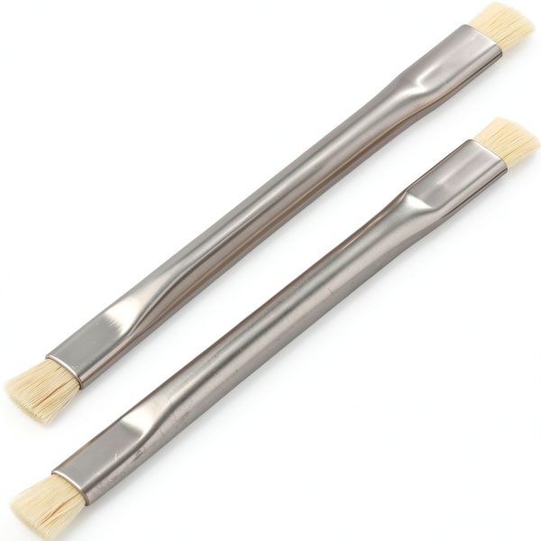 SUNGOOYUE Antistatic Lab Brushes Silver Metal Handle Nylon-0