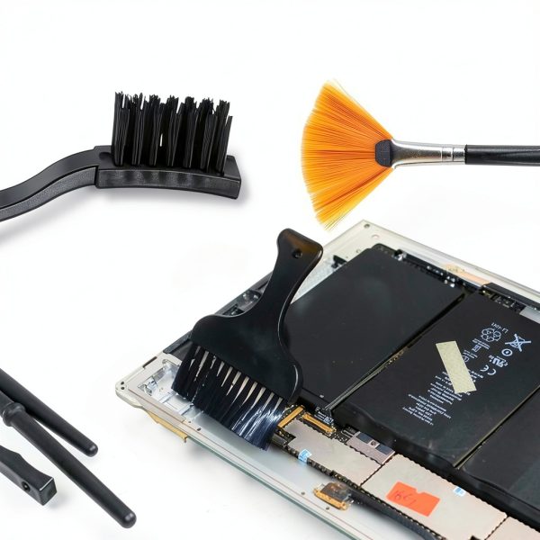 Hodyludy Antistatic Lab Brushes Plastic Handle Black-3