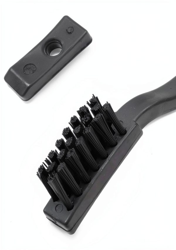 Antistatic Lab Brush uxcell Black PVC Handle Durable Nylon-2