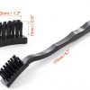 Antistatic Lab Brush uxcell Black PVC Handle Durable Nylon-1