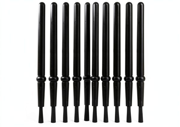HARFINGTON Antistatic Brush Black Plastic Handle Durable-0