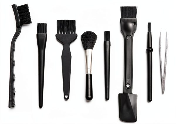 Omixe Antistatic Lab Brushes Nylon Lightweight Cleaning Kit-1