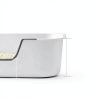 Stainless Steel Cat Litter Box Qiuma Low Entry Anti‑Splash-3
