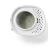 IRIS USA Top Entry Cat Litter Box White Scoop Rectangular Made in USA-2