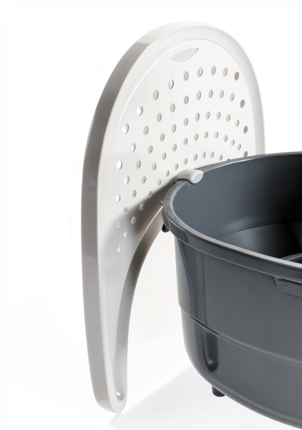 IRIS USA Top Entry Cat Litter Box White Scoop Rectangular Made in USA-6