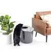 IRIS USA Top Entry Cat Litter Box White Scoop Rectangular Made in USA-9
