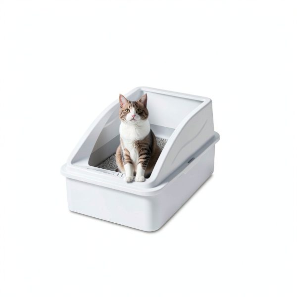 Stainless Steel Cat Litter Box AIPERRO 2 Pack XL Dark Gray-5