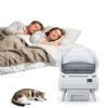 Automatic Cat Litter Box Self Cleaning - APP Control, Open-Style Design, Smart Health Monitor, Suitable for Medium Cats and Kittens, Safe Anti-Pinch, Quiet, A Lifelong Companion - Grey-4