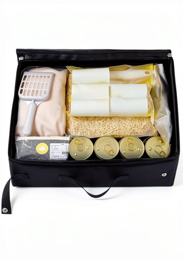 Portable Cat Travel Litter Box SDYQD Waterproof No-Leak 16x12.6-1
