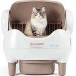 Self Cleaning Litter Box, Automatic Cat Litter Box with APP Control, Odor-Free Waste Disposal Includes Trash Bags, Large Waste Bin, Open-Top, for Multiple Cats-0
