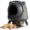 Self Cleaning Litter Box FEELNEEDY Automatic 65L Cat Box Odor Control-5