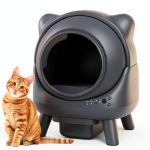 Self Cleaning Litter Box FEELNEEDY Automatic 65L Cat Box Odor Control-0