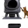 Self Cleaning Litter Box FEELNEEDY Automatic 65L Cat Box Odor Control-8