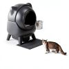 Self Cleaning Litter Box FEELNEEDY Automatic 65L Cat Box Odor Control-6