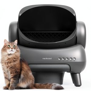 Neakasa M1 Plus Open-Top Self Cleaning Cat Litter Box, Automatic Cat Litter Box with APP Control, Odor-Free Waste Disposal Includes Trash Bags-0
