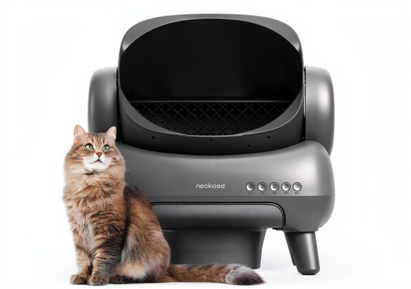 Neakasa M1 Plus Open-Top Self Cleaning Cat Litter Box, Automatic Cat Litter Box with APP Control, Odor-Free Waste Disposal Includes Trash Bags-0