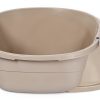 Amazon Basics No-Mess Hooded Cat Litter Box Large Multicolor-2