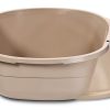Amazon Basics No-Mess Hooded Cat Litter Box, Multicolor, 21x16x15 in-4