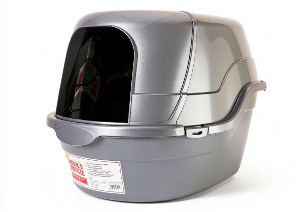 Nature’s Miracle Hooded Flip Top Litter Box for Cats, With Built-In Odor Control Charcoal Filter-0