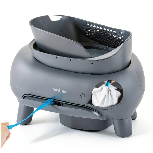 Neakasa M1 Plus Open-Top Self Cleaning Cat Litter Box, Automatic Cat Litter Box with APP Control, Odor-Free Waste Disposal Includes Trash Bags-7