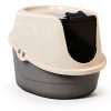 Amazon Basics No-Mess Hooded Cat Litter Box Large Multicolor-3